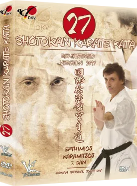 27 Shotokan Karate Kata DVD By Efthimios Karatmisos