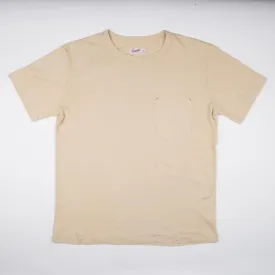 9 oz Pocket Tee | Cream | Freenote Cloth