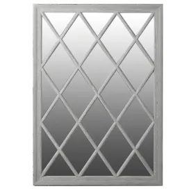 Ailish Rectangular Diamond Design Mirror