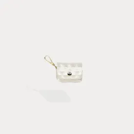 Avery AirPods Clip-On Pouch - Creme/Gold