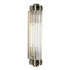 Baton Antique Effect Crystal Wall Light