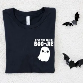 Boo in BOO-JIE • Black Tee