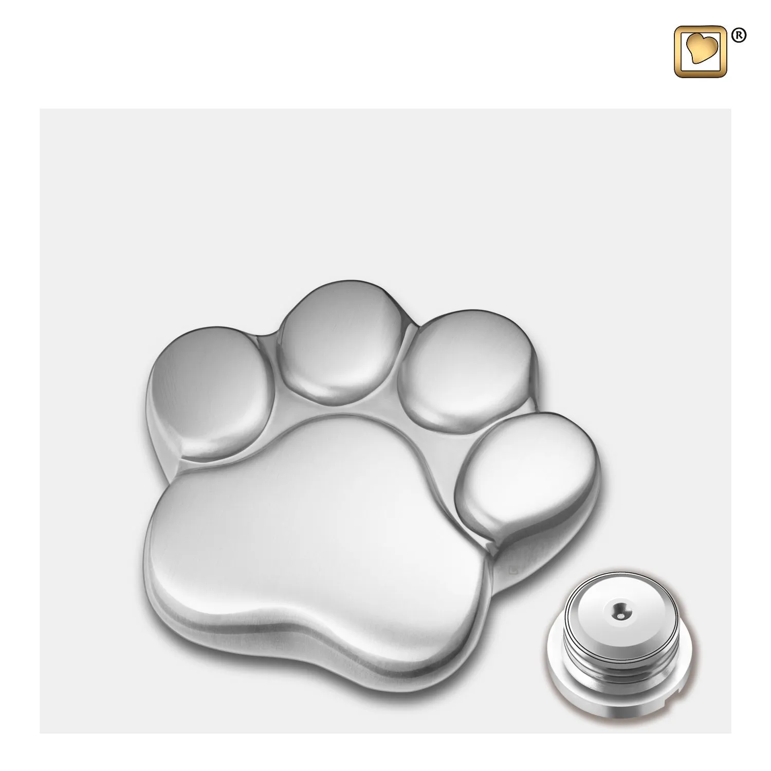 Brushed Pewter (Keepsake Paw) - P672K