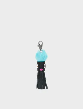 Callie Marie Mayne - Black and Blue Fur Keychain