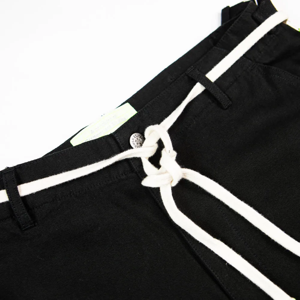 Canvas Cargo Pant (Black)