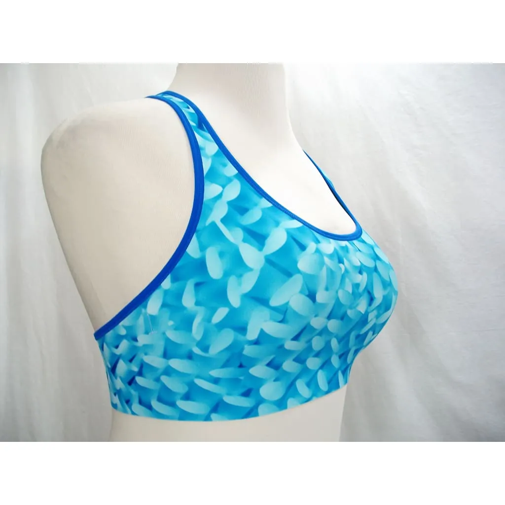 Champion B9504 Absolute Racerback Sports Bra with SmoothTec Band MEDIUM Blue Wave