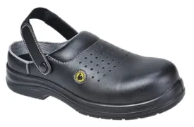 Composite lite ESD Microfibre Perforated Composite Safety Clog SB- FC03