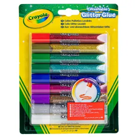 Crayola Washable Glitter Glue Pens (9 Pack)