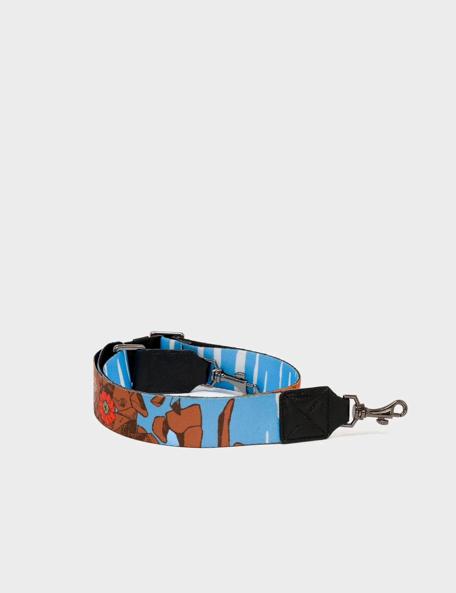 Detachable Black And Splish Splash Blue Nylon Strap - Utopia Landscape