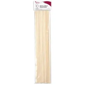 Dowel Rods 1/4" - 10 pack