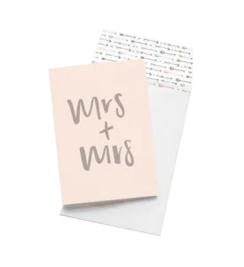 Emma Kate Co. Greeting Card - Mrs   Mrs