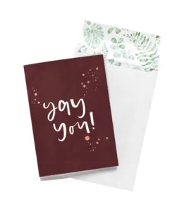 Emma Kate Co. Greeting Card - Yay You!*