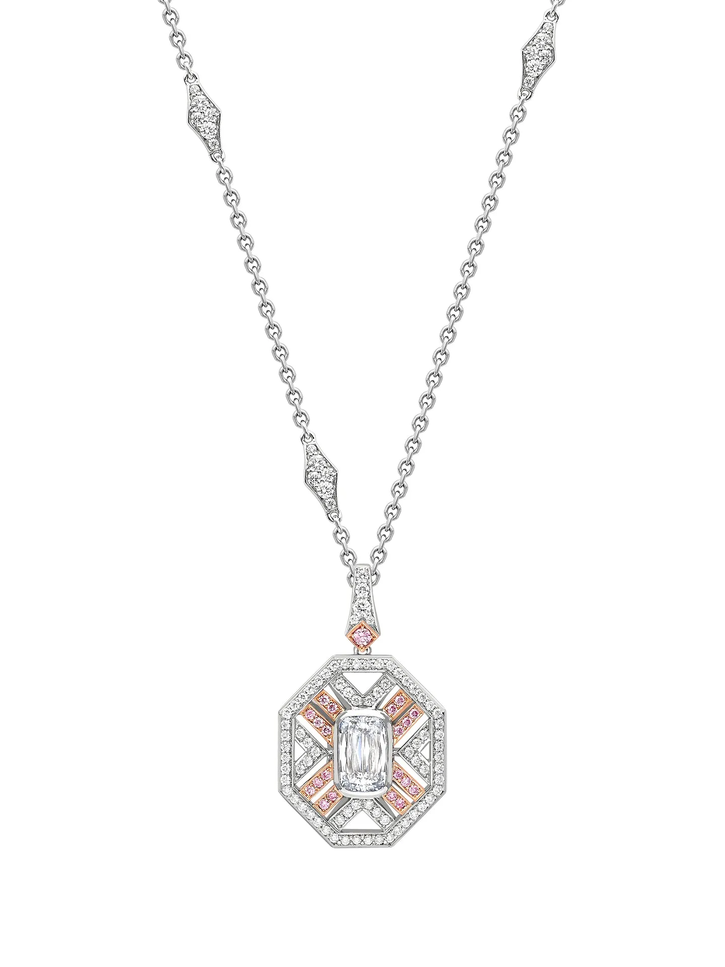 Fifth Avenue Ashoka Diamond Platinum Pendant