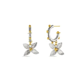 Floris Chubby Bobble Hoop Earrings