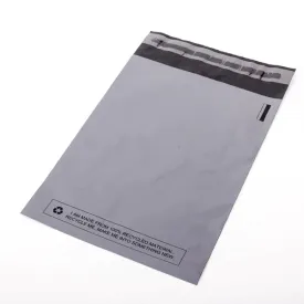 Grey Recycled Mail Bag 10x14 Inch/25.4x35.6cm