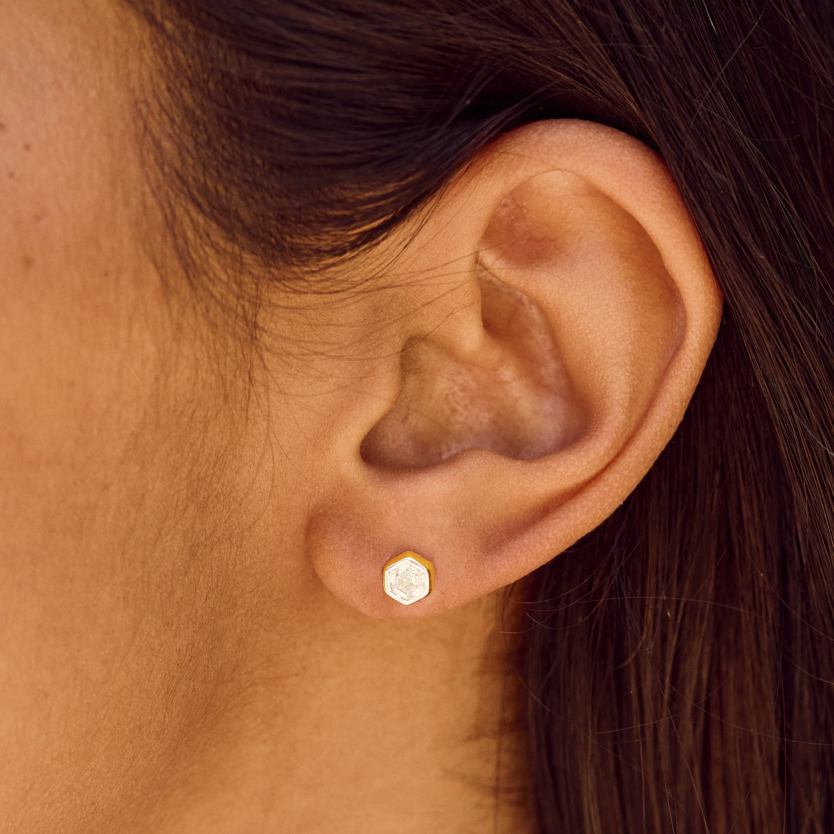 Hexagon Studs