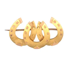 Horse Shoe Brooch