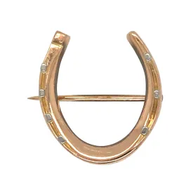 Horse Shoe Brooch