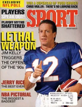 January 1992 Sport Cover (Jim Kelly, Buffalo Bills)