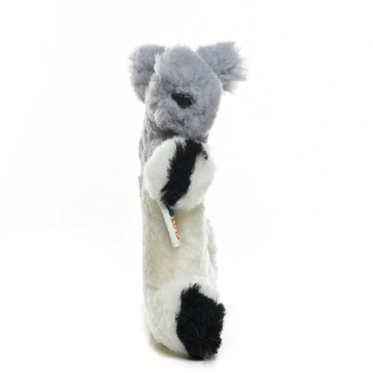 Jira the Grey Kangaroo - Sheepskin Toy for Babies - 100% Premium Soft Australian Lambskin