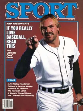 July 1985 Sport Cover (Kirk Gibson, Detroit Tigers)