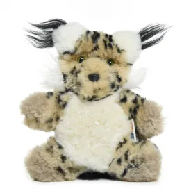 Lola the Iberian Lynx - Sheepskin Toy for Babies - 100% Premium Soft Australian Lambskin