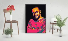 Mac Miller Custom Printing, Home Decor, Wall Hanging, Custom Music Canvas, Mac Miller Home Decor