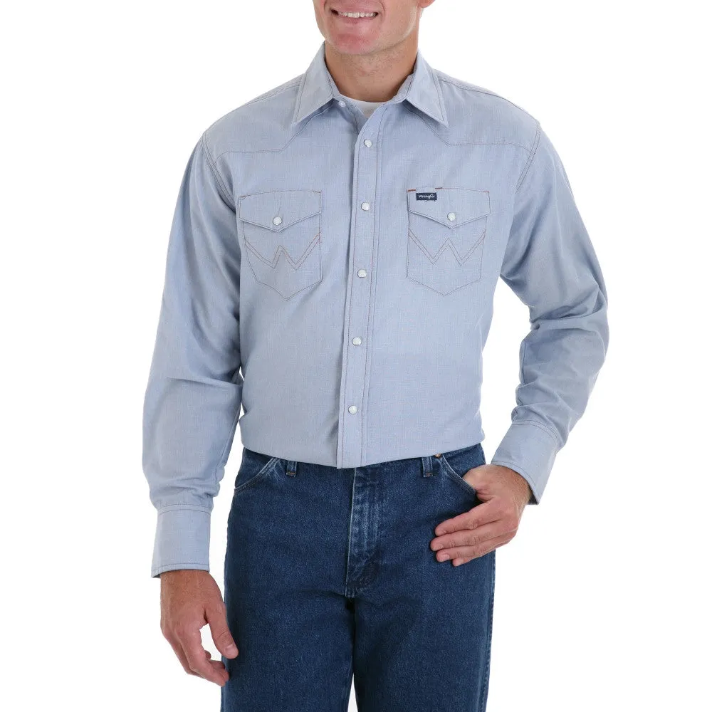 Men’s Authentic Cowboy Cut Work Western Shirts (70130MW) - Chambray