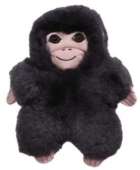 Mia the Chimpanzee - Sheepskin Toy for Babies - 100% Premium Soft Australian Lambskin