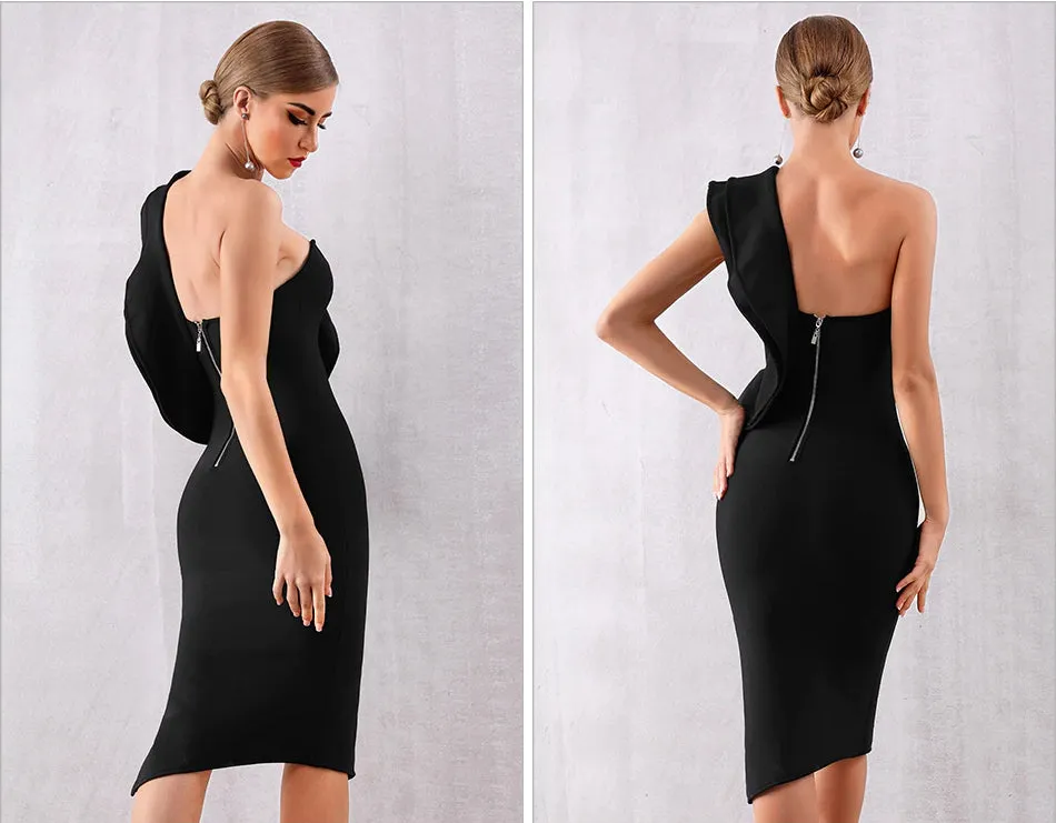 Mila One-Shoulder Cocktail Dress