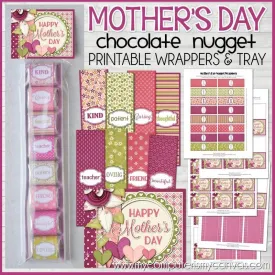 Mother's Day Nugget Wrappers PRINTABLE