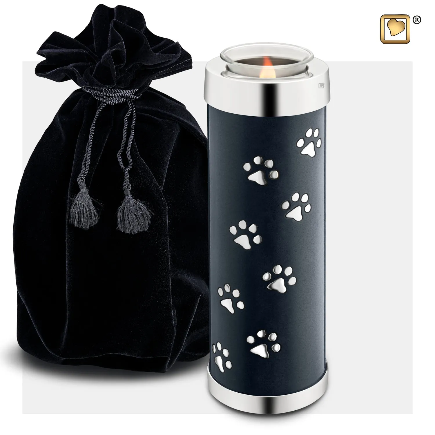 Pet Midnight (Tall Tealight Urn) - T656