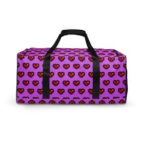 Pixel Hearts Duffle Bag