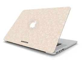 Posy Beige MacBook skin