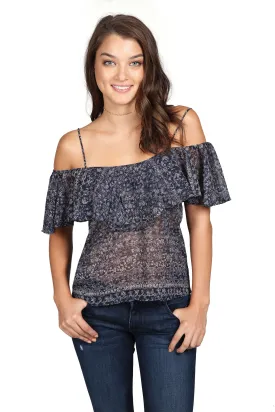 PRINTED MARINA TOP