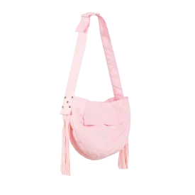 Puppy Pink Cuddle Carrier with Fringe