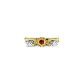 Ruby Venetian Wing Ring