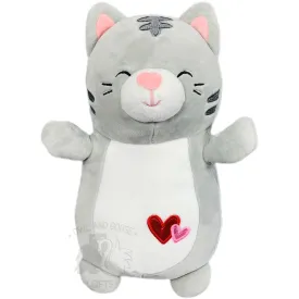 Squishmallow 10 Inch Tally the Cat Valentine Hug Mees Plush Toy