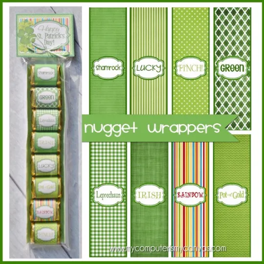 St. Patrick's Day Nugget Wrappers - PRINTABLE